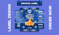 do custom die cut box packaging and label design
