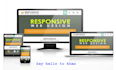 create a modern responsive website design for your business