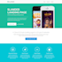 create a responsive  website with HTML, CSS, and bootstrap
