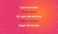 create motion graphics logo animation intro for your brand