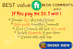 promote 500 high quality niche blog comment backlinks