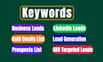 provide b2b linkedin lead generation business email leads