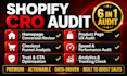 do shopify store cro audit to fix low conversion and increase sales