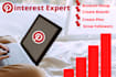 be your pinterest marketing manager and create SEO pins for growth