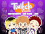 create cute custom twitch emote and sub badge