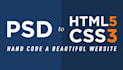 convert PSD to responsive HTML5, css3, bootstrap website
