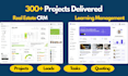 develop custom web application, ai software, and full stack saas CRM