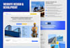 design hvac, roofing, plumbing, ecommerce website