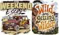 create vintage retro hand drawn t shirt design