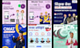 design social media post, banner and cover