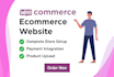 do ecommerce website development with woocommerce