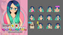 draw chibi emotes and logo