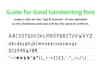transform your handwriting into a custom installable font