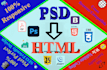convert PSD to HTML responsive design