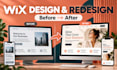 build your wix website or design and redesign your business site