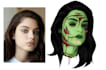 draw you photo into a zombie head style