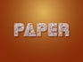 make paper cut stencil cut text effect