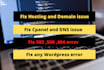 fix hosting related issues,dns ,setup cloudflare,ftp and domain issue