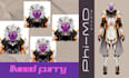 create anime live2d furry character and chibi for vtuber