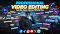 do professional video editing reels for youtube instagram