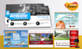 create professional modern postcard designs