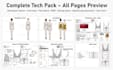 make your professional fashion tech pack for production