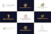do minimalist luxury real estate logo in 48h