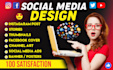 design 45 creative social media posts for instagram and fb