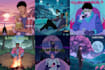 draw unique anime or cartoon album cover art