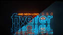 create amazing neon logo animation and intro