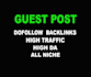provide high authority guest post with dofollow backlink