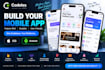 develop a professional react native mobile app for ios and android