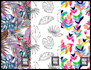 create seamless patterns of floral textil designs