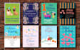 design party invitation, birthday and greeting card