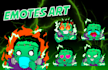 create custom emotes or sub badges for twitch
