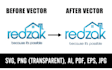 convert low quality logo to ai, eps, svg, png, pdf file