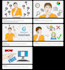 draw 5 panels for your storyboard, project, animation