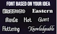 design a unique custom font for your logo, brand or project