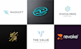design unique professional tech software and technology logo
