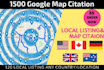 create 25,000 google map citations local SEO for gmb ranking
