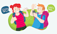design flat illustration for game, UI UX, app, web, cartoon
