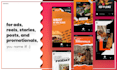 design awesome instagram and tiktok stories, reels, and ads