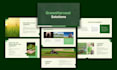 design redesign powerpoint presentation, pitch deck with animation