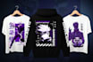 design custom anime design for tshirt and your brand