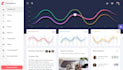 develop charts and analytics web app using reactjs nodejs