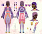 draw character sheet for your anime character