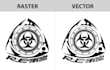 manually vectorize and redraw your logo or sketch