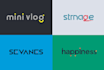 create a unique and modern typography logo design