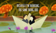 create a custom hand drawn 2d animated lyric video