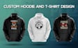 do custom typography hoodie and sweater design